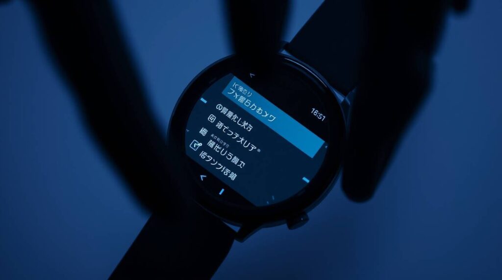 【ガーミン】デバイス本体での言語設定変更手順