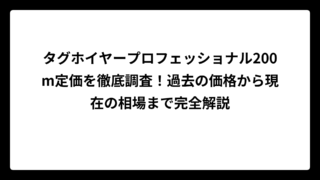 タグホイヤープロフェッショナル200m定価を徹底調査！過去の価格から現在の相場まで完全解説