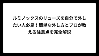 ルミノックスのリューズを自分で外したい人必見！簡単な外し方とプロが教える注意点を完全解説
